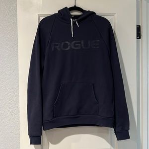 Rogue Fitness Hoodie Pullover NAVY Gym Workout CrossFit MADE IN USA